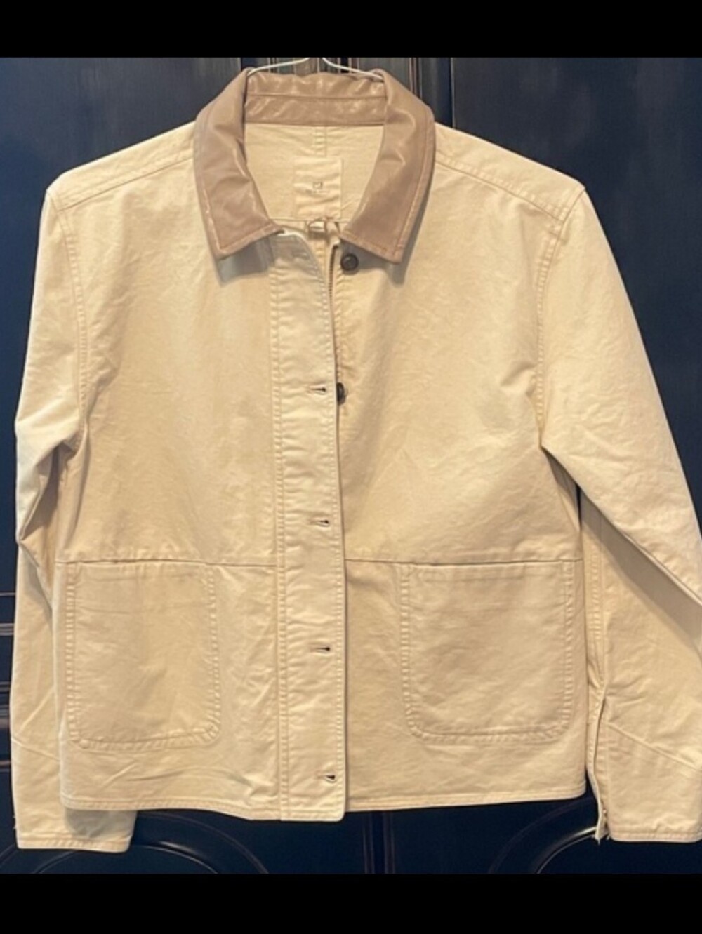 LIMITED Thread & Supply Bone Khaki 100% Cotton Utility Jacket Medium NWT